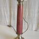 Table lamp base in bronze and marble - 19th century