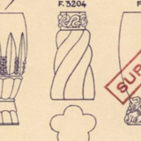 Pair of candlesticks Baccarat Aladin model