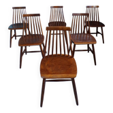 Set 6 chaises scandinaves ikea Stockholm
