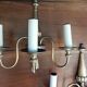 Chandelier mural en laiton 3 feux