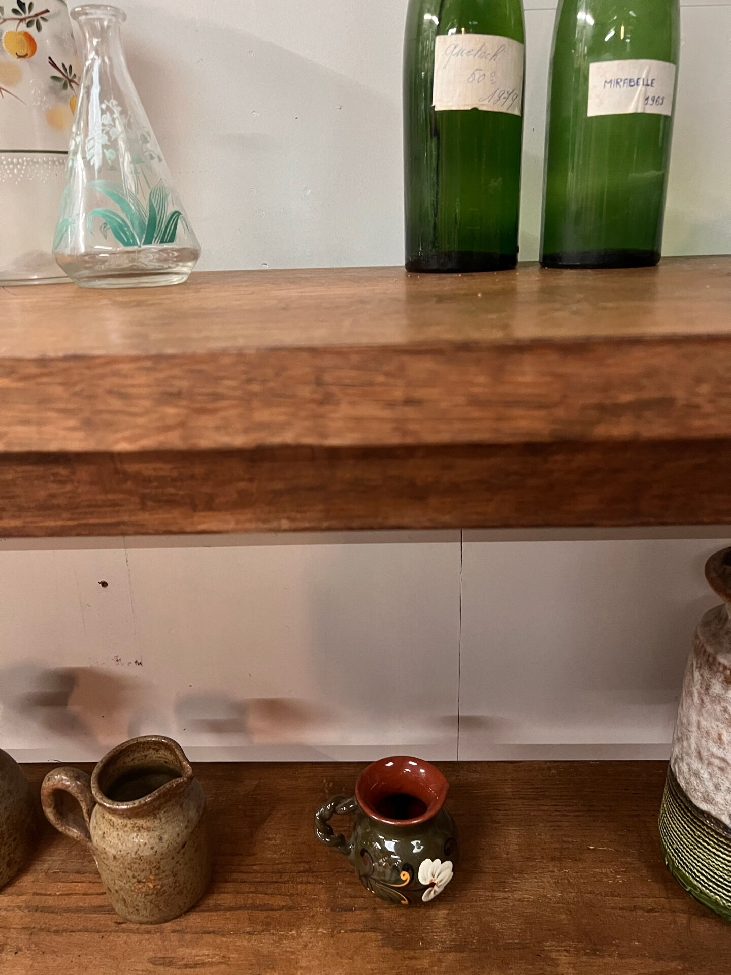 Ancienne console d’atelier en chêne