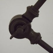 French Vintage Retro Anglepoise Adjustable Desk Lamp In Olive Green Metal 4946