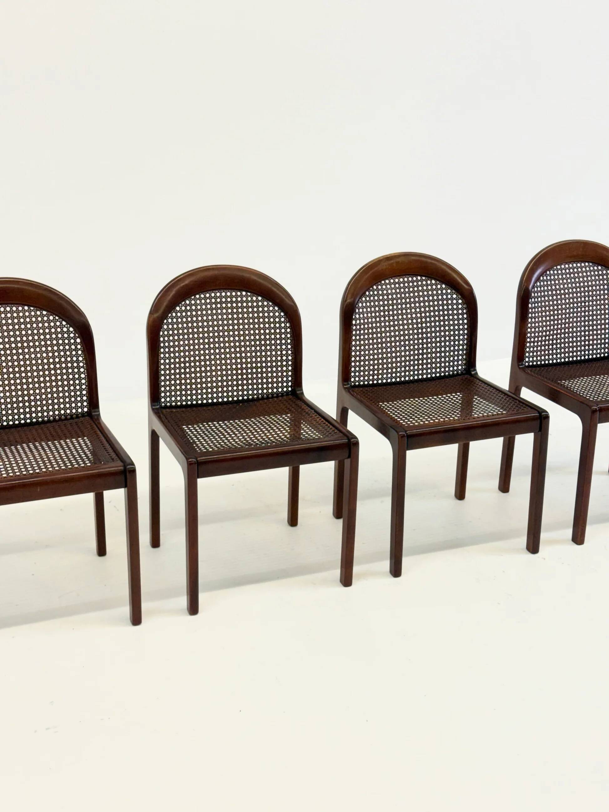 Set of four Mid-Century dining chairs by Lübke