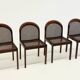 Set of four Mid-Century dining chairs by Lübke