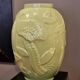 Large vase in celadon/green glazed earthenware, modern Swedish.