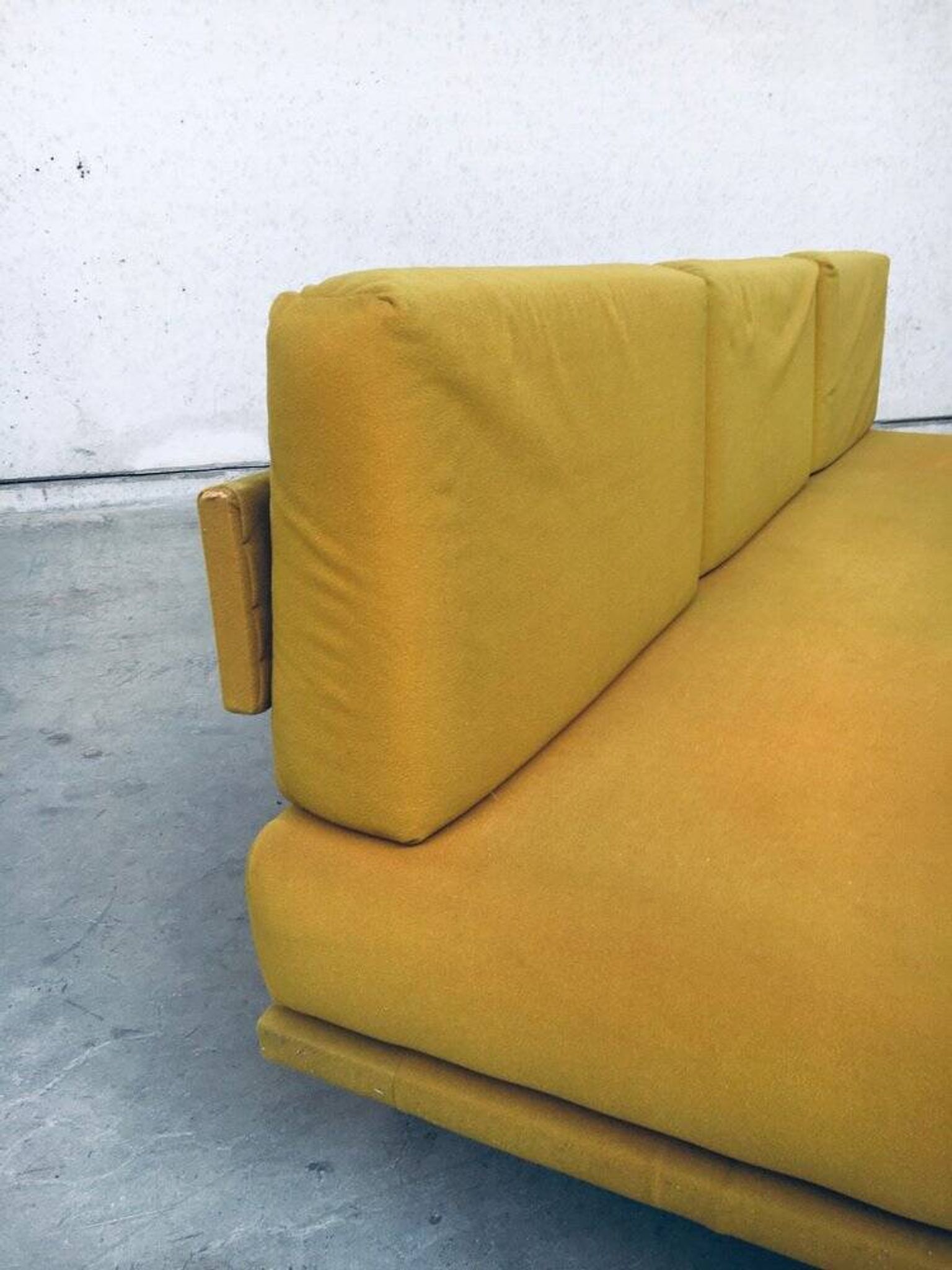 Mid-Century Dutch 3 Seat Sofa Daybed, 1960s
