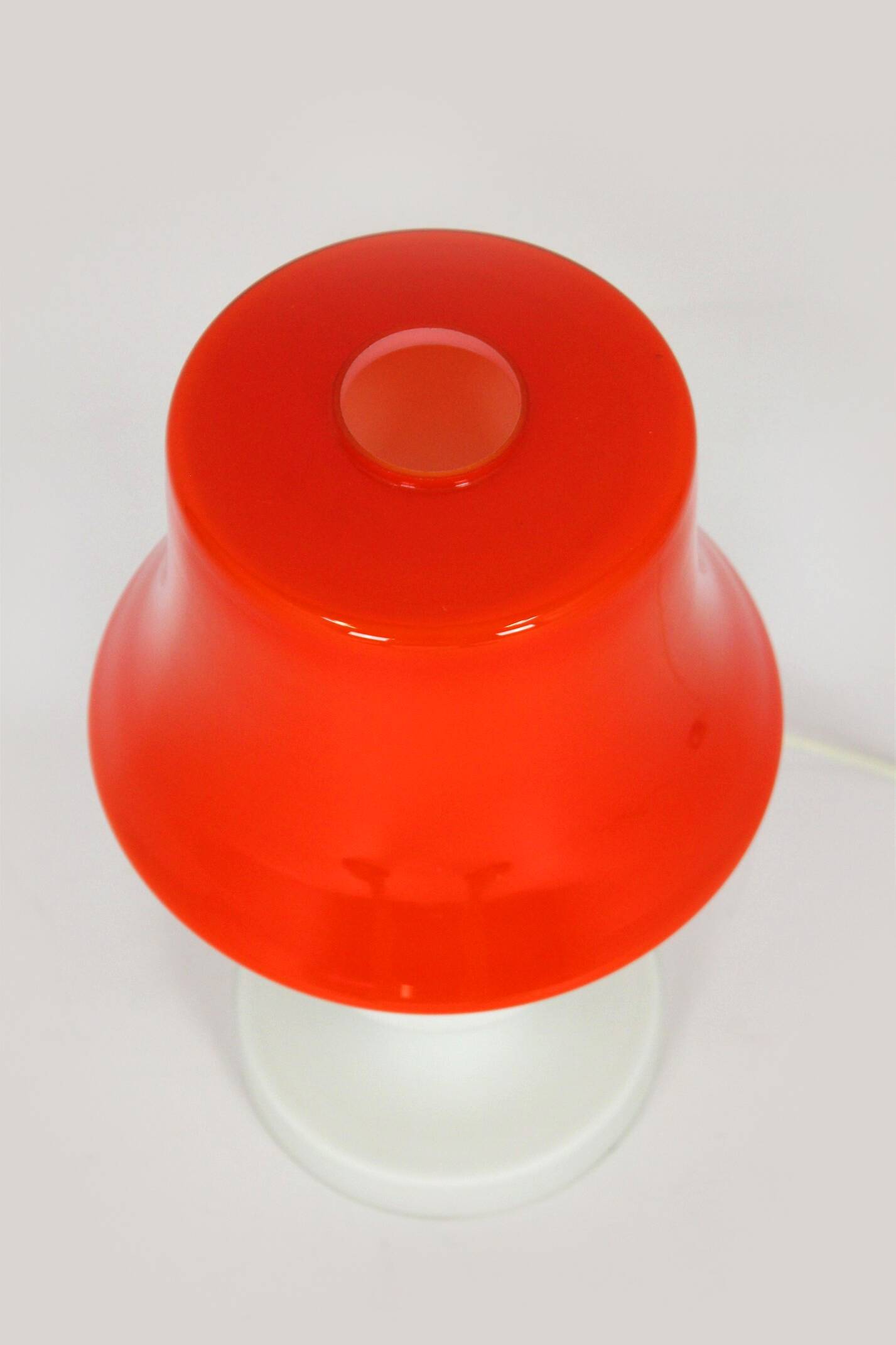 Vintage Glass Table Lamp from Lighting Glass, 1970s