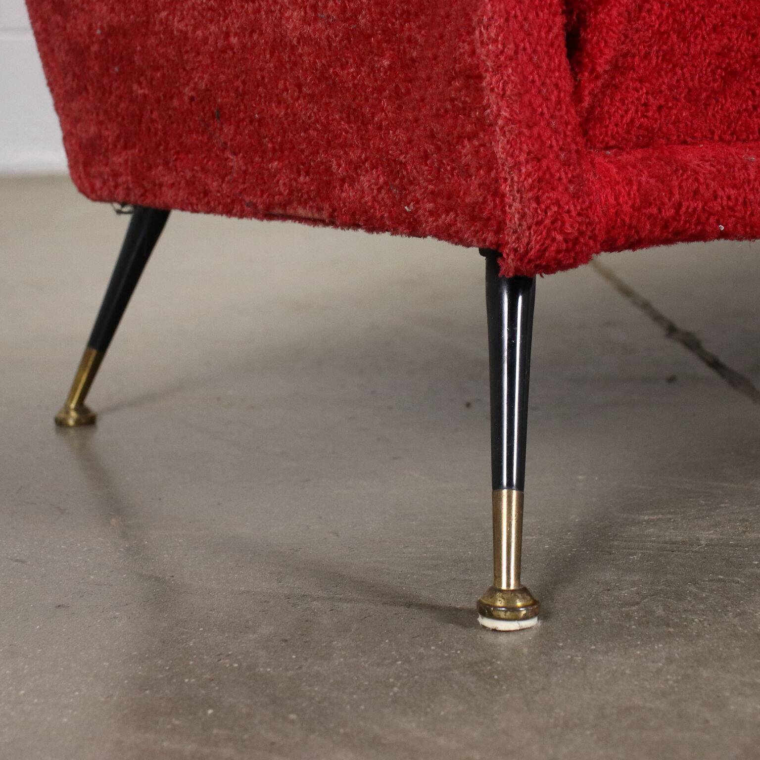 Three-seater sofa from the 1950s-60s