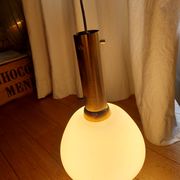 Suspension design opaline blanche