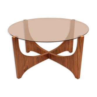 Scandinavian rosewood coffee table 1960