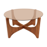 Scandinavian rosewood coffee table 1960