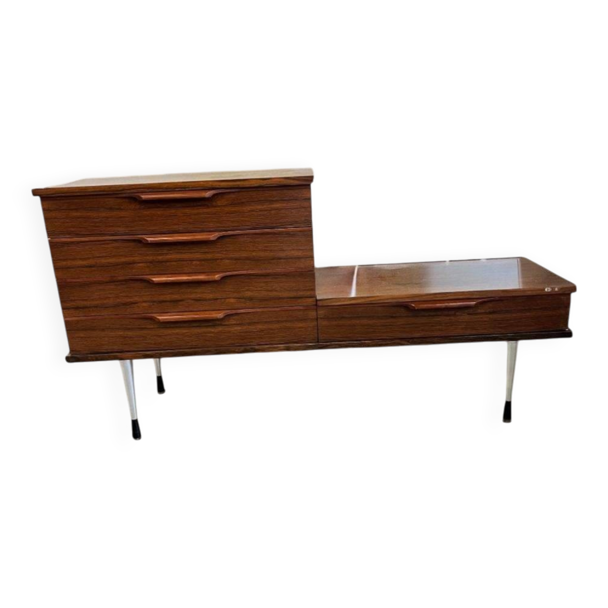 Vintage TV cabinet / lowboard / retro low cabinet