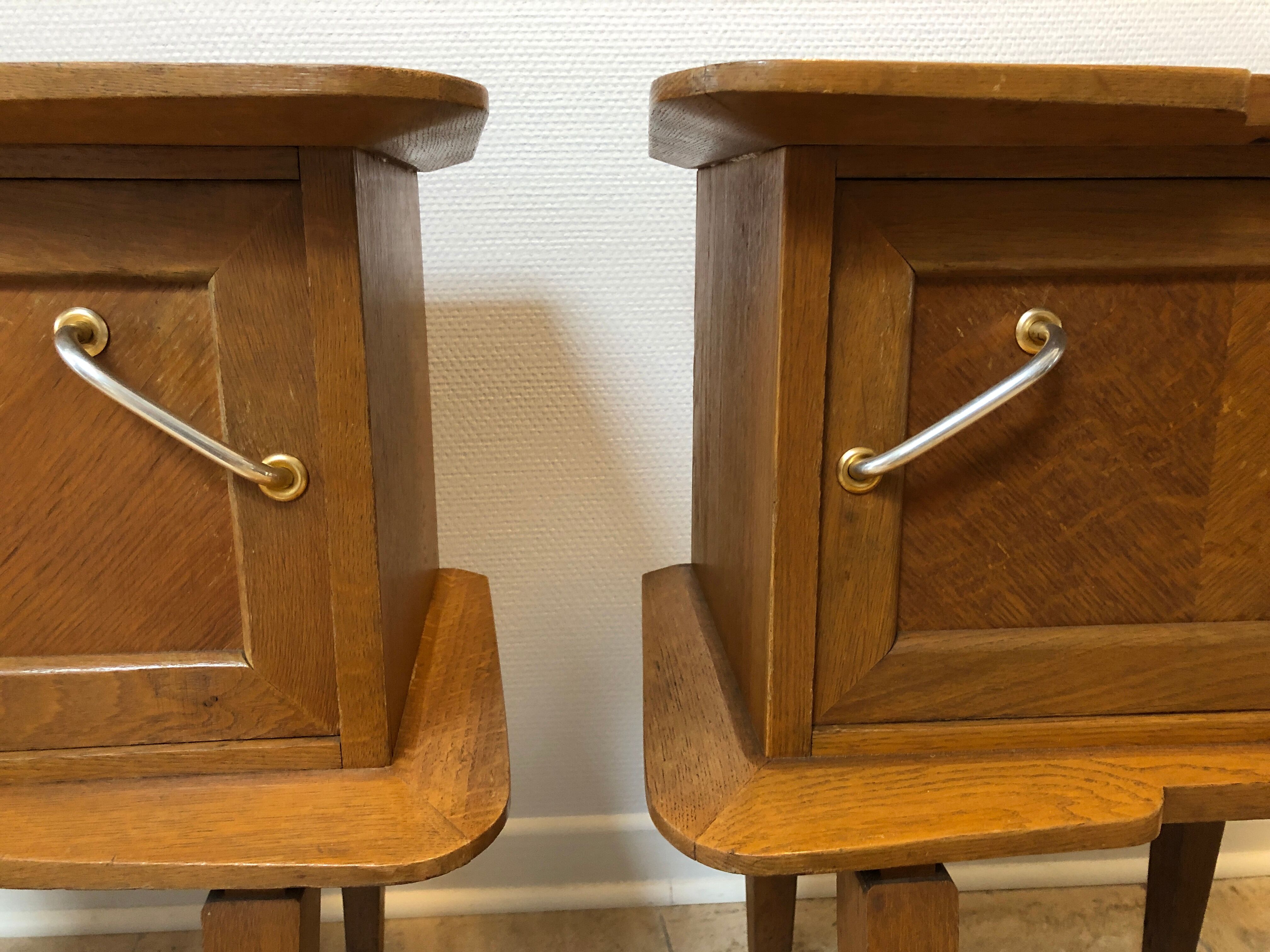 Pair of vintage bedsides, 1950