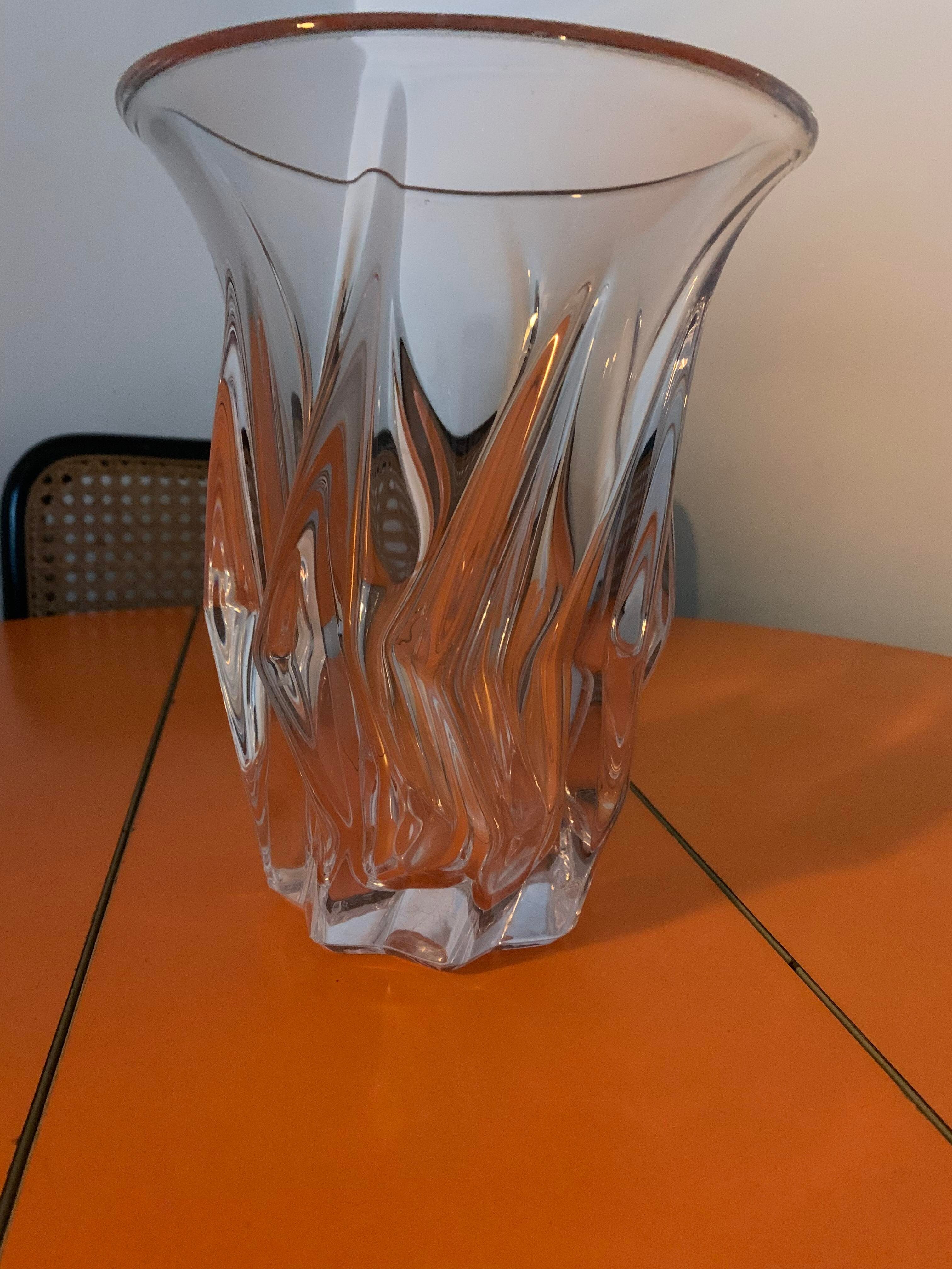 Art Deco glass vase