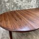 Table scandinave extensible en palissandre, 1960s