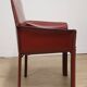 Vintage De Couro leather upholstered armchair, 1980s
