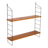 String type shelf  1960 vintage