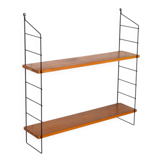 String type shelf  1960 vintage