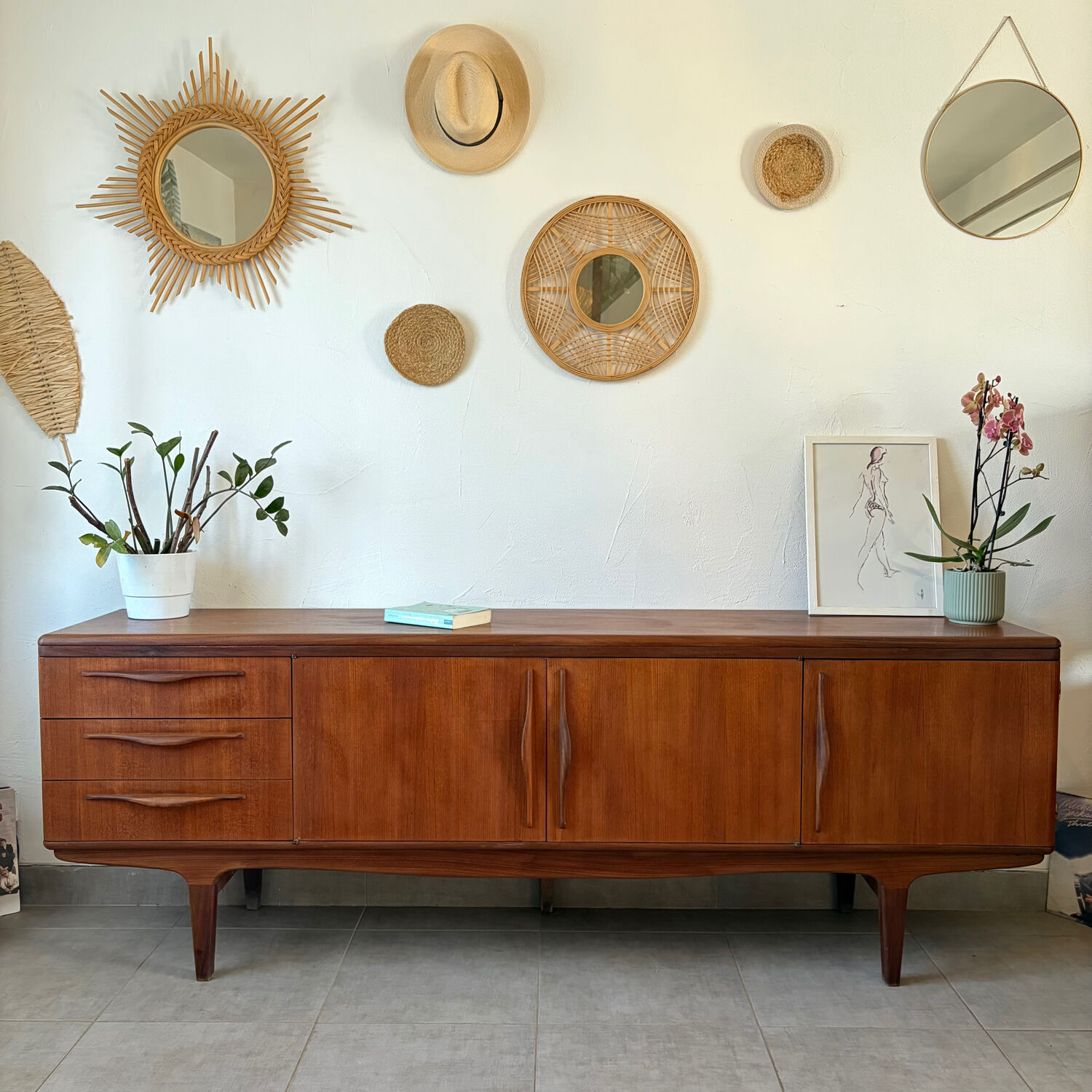 Vintage teak sideboard