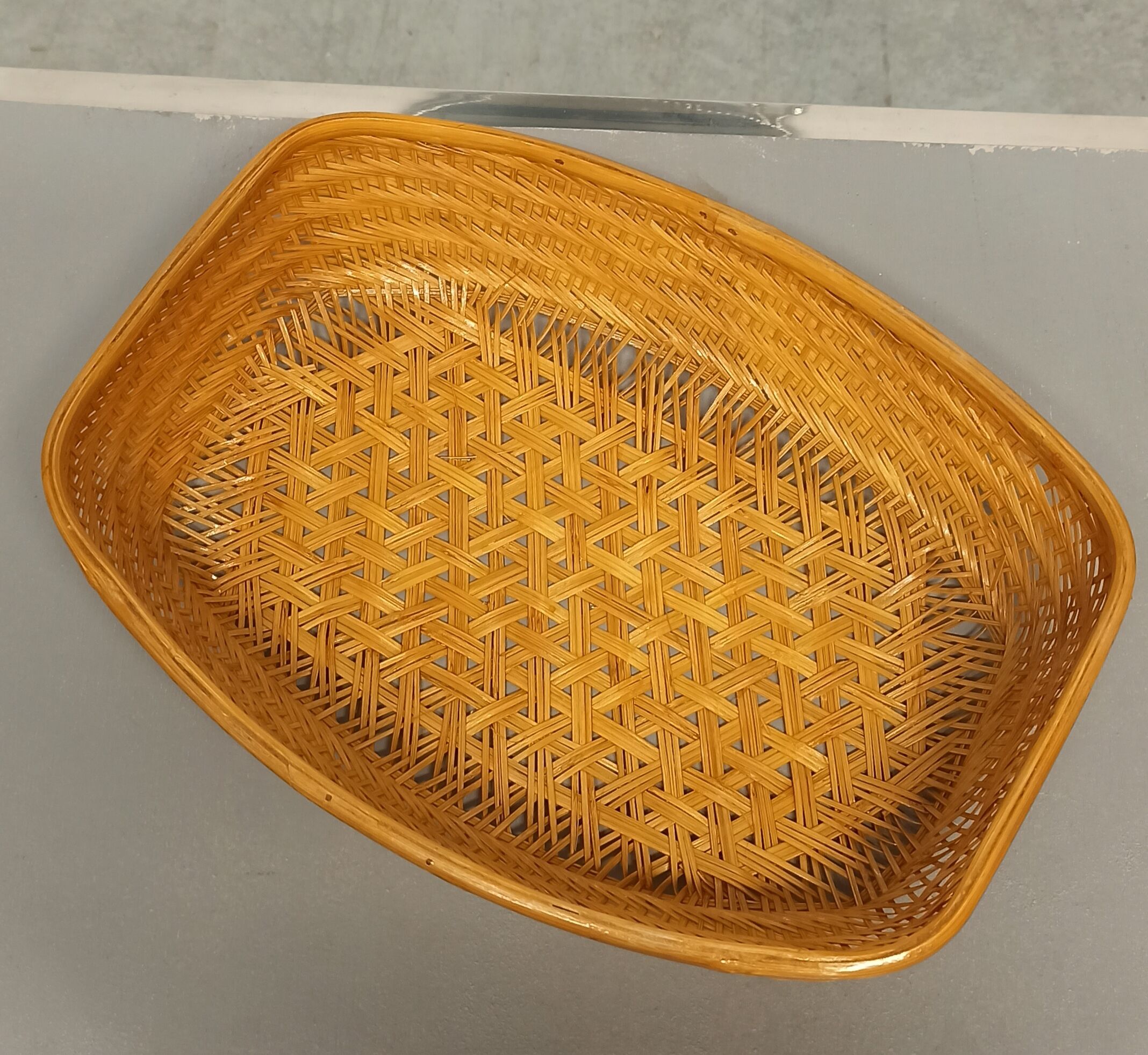 Vintage braided basket