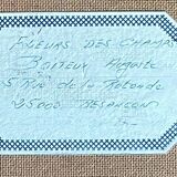 Tableau HST Bouquet de fleurs des champs signé Aug. Boiteux + cadre