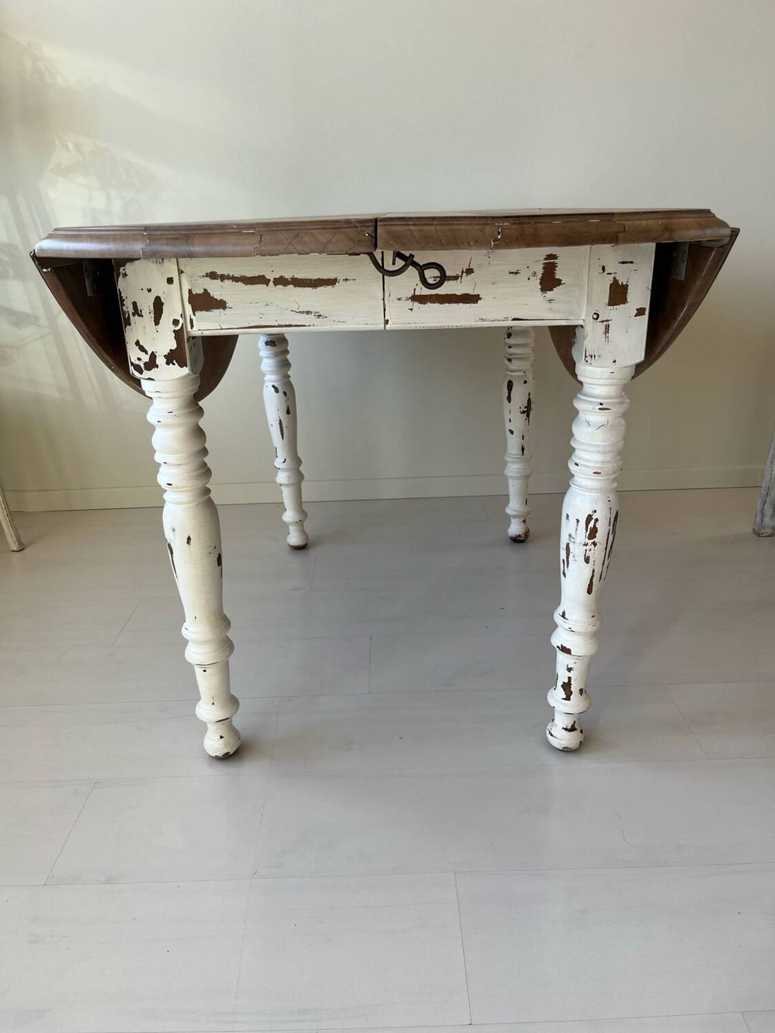 Antique drop-leaf table