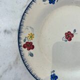 Mary-Lou Plate Hand Painted Digoin Sarreguemines France