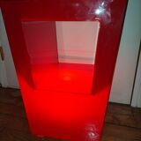 Plexiglas illuminated side or bedside table