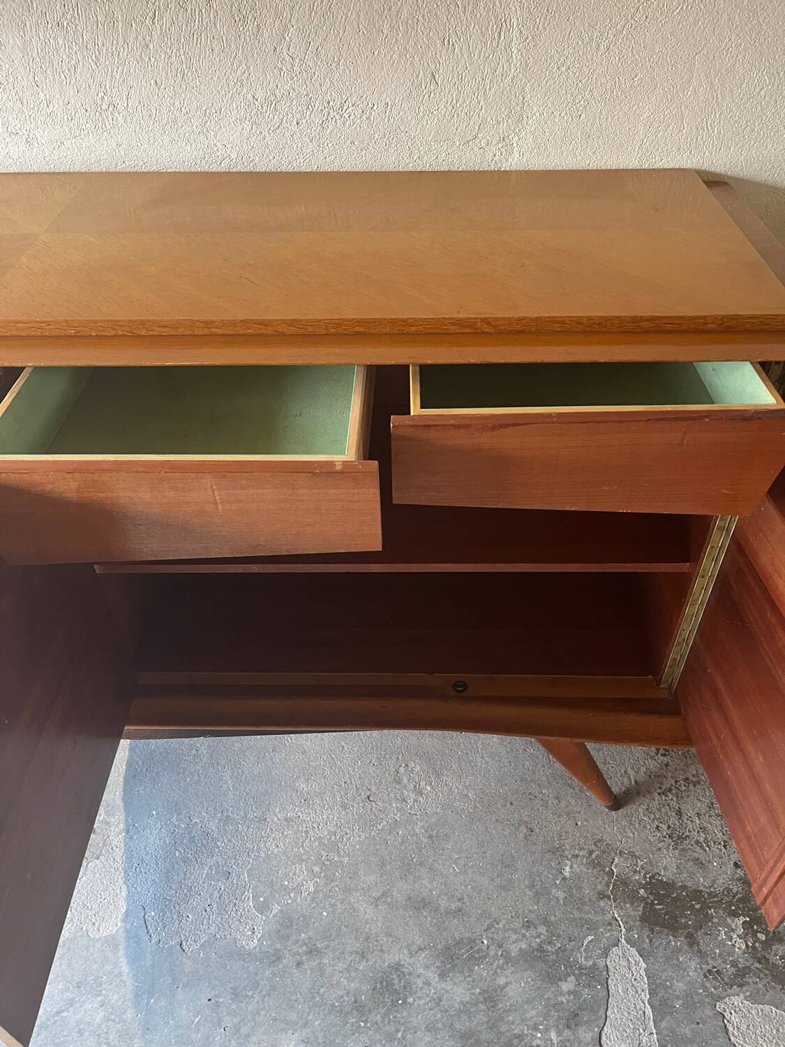 Vintage sideboard from the 1970s, manufactured in Limoges