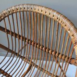 Vintage rattan armchair
