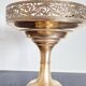 Gold-plated metal footed cup from the early 20th century