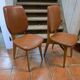Paire de chaises vintage des années 60
