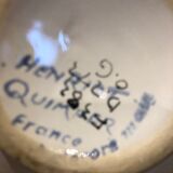 Pink bowl Henriot Quimper