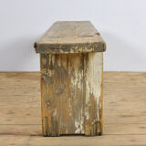 Vintage pine bench, 1930.