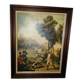 Tableau « Chasse aux Cailles 1775 » de Francisco de Goya (Reproduction)