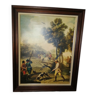 Tableau « Chasse aux Cailles 1775 » de Francisco de Goya (Reproduction)