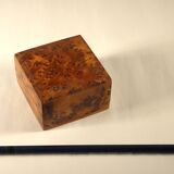 Cedar magnifying glass box 6.5 x 6.5 cm