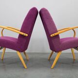 1960s Pair of Armchairs, Czechoslovakia