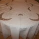 Nappe brodée vintage 250 x 170 et 12 serviettes