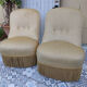 Paire de fauteuils crapauds