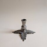 Silver pineapple candle holder