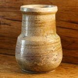 Glazed sandstone vase