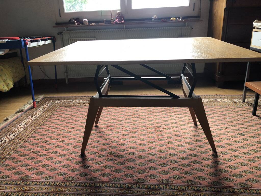 Vintage 60s transformable table