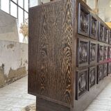 Brutalist sideboard attributed to De Coene 70s