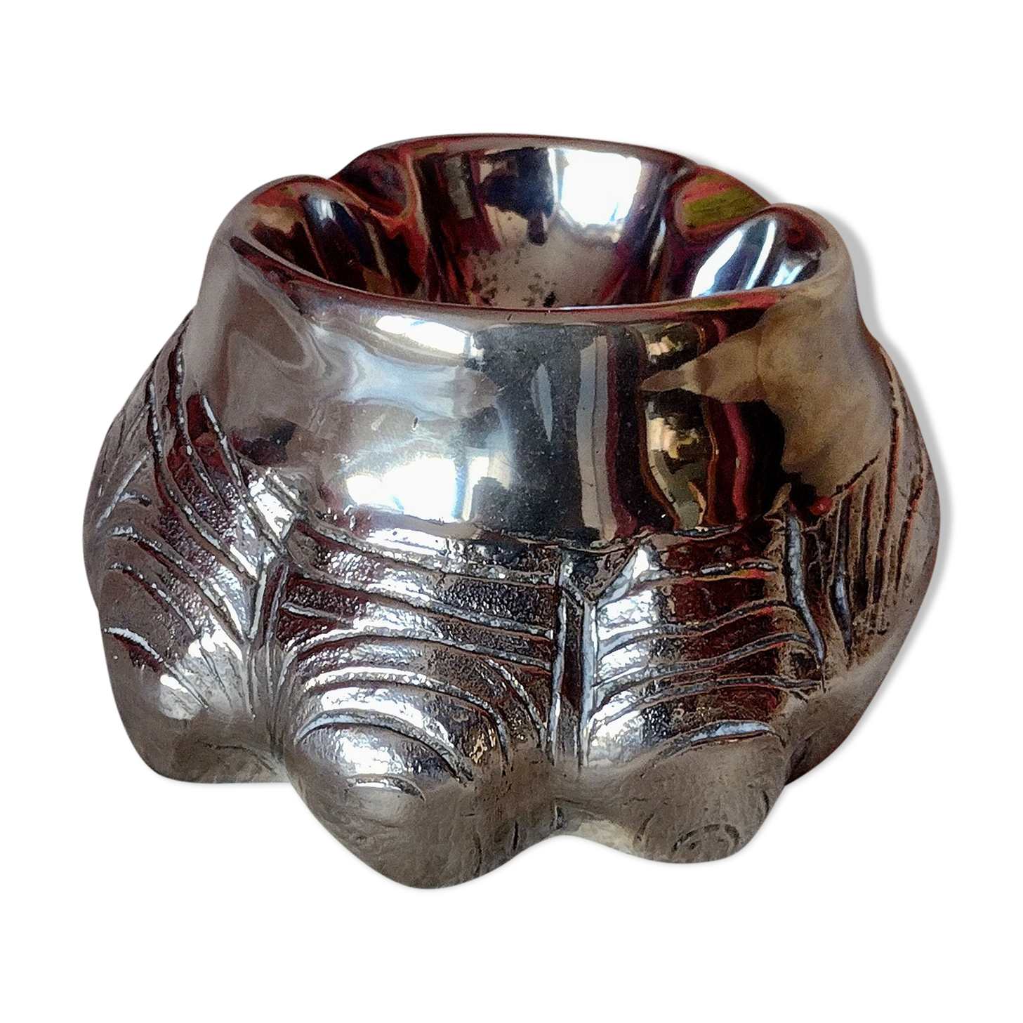 Mid century elephant foot ashtray