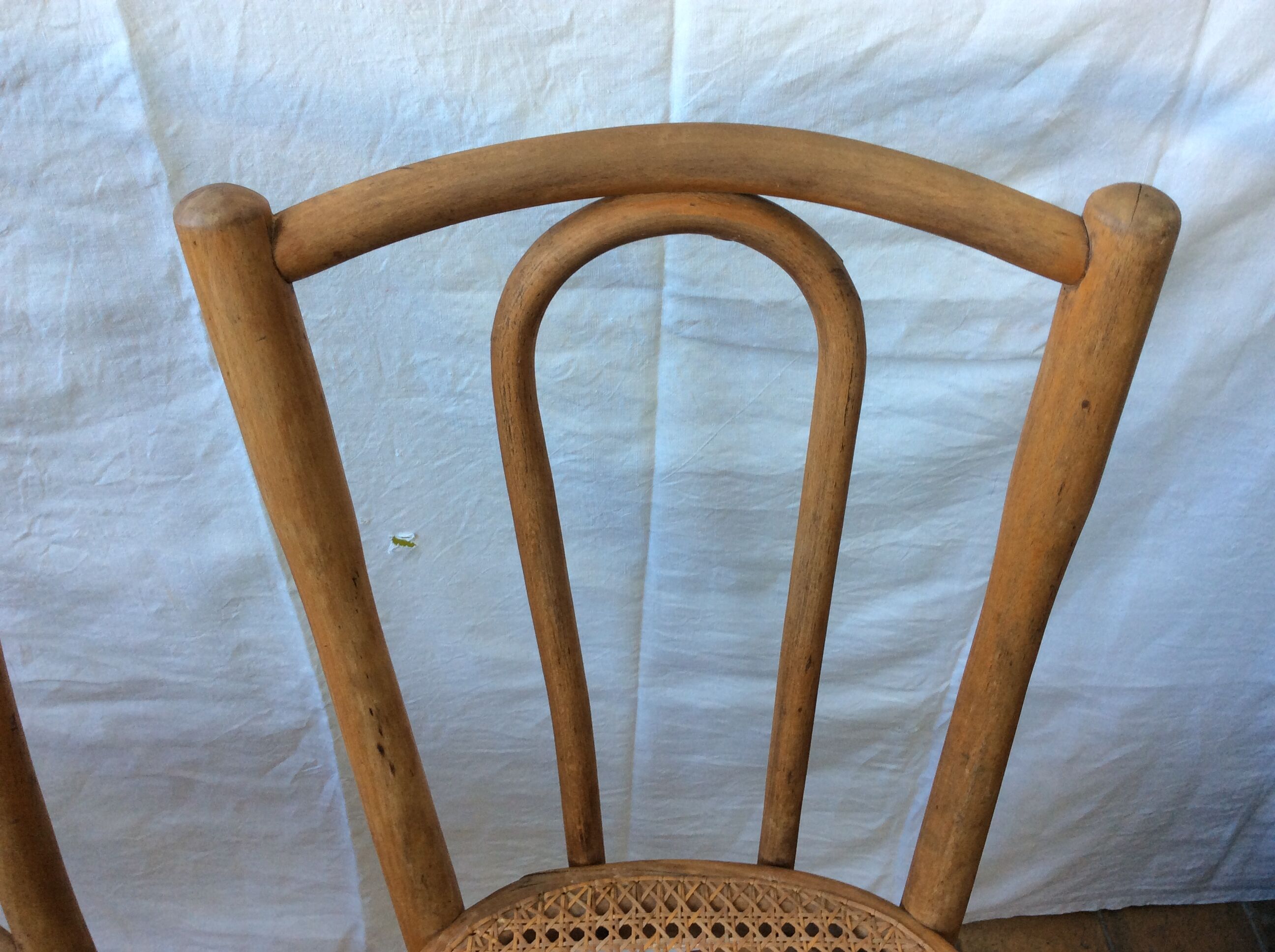 Pair of vintage bistro chairs