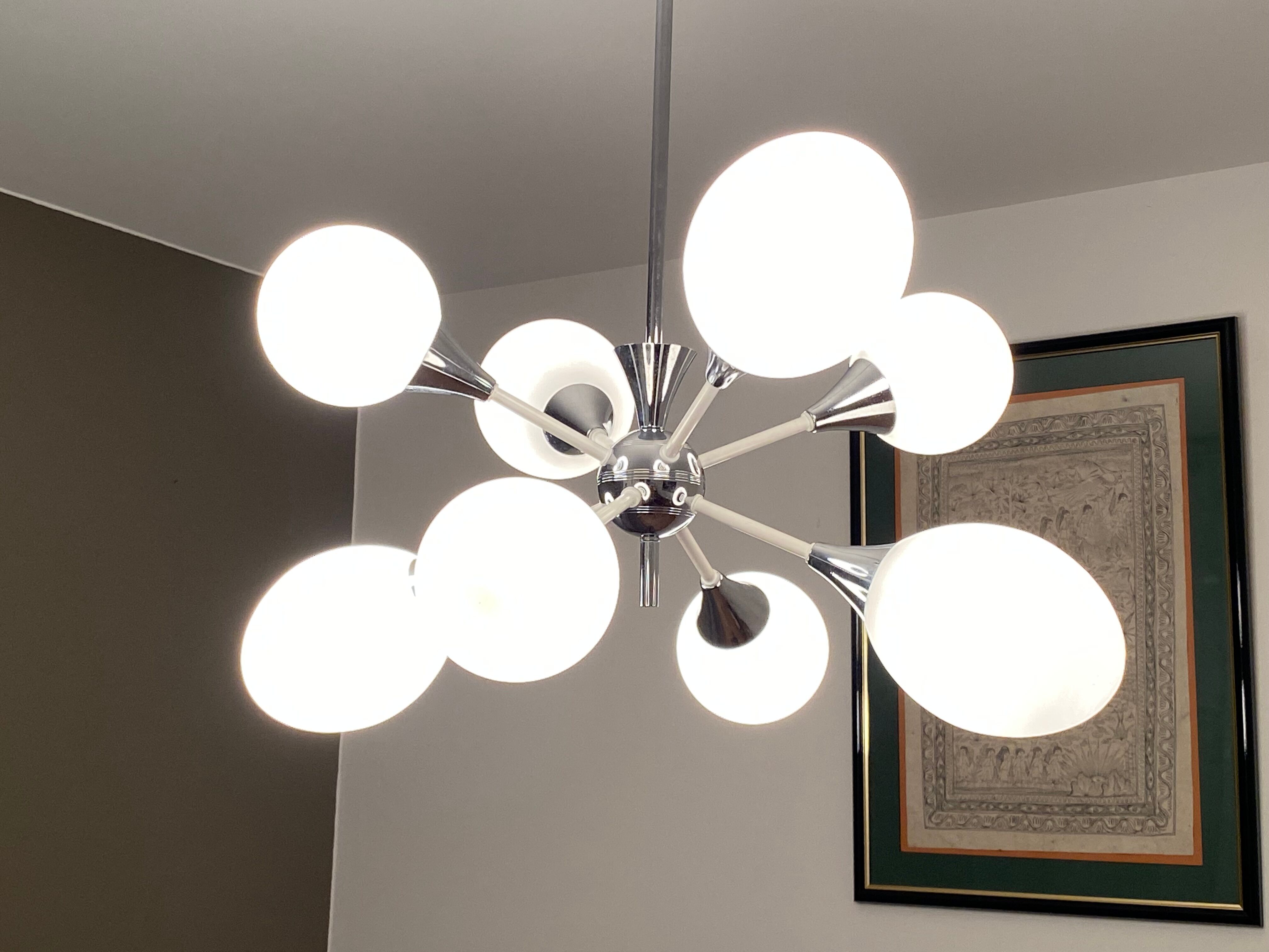 Chandelier "sputnik". 1970