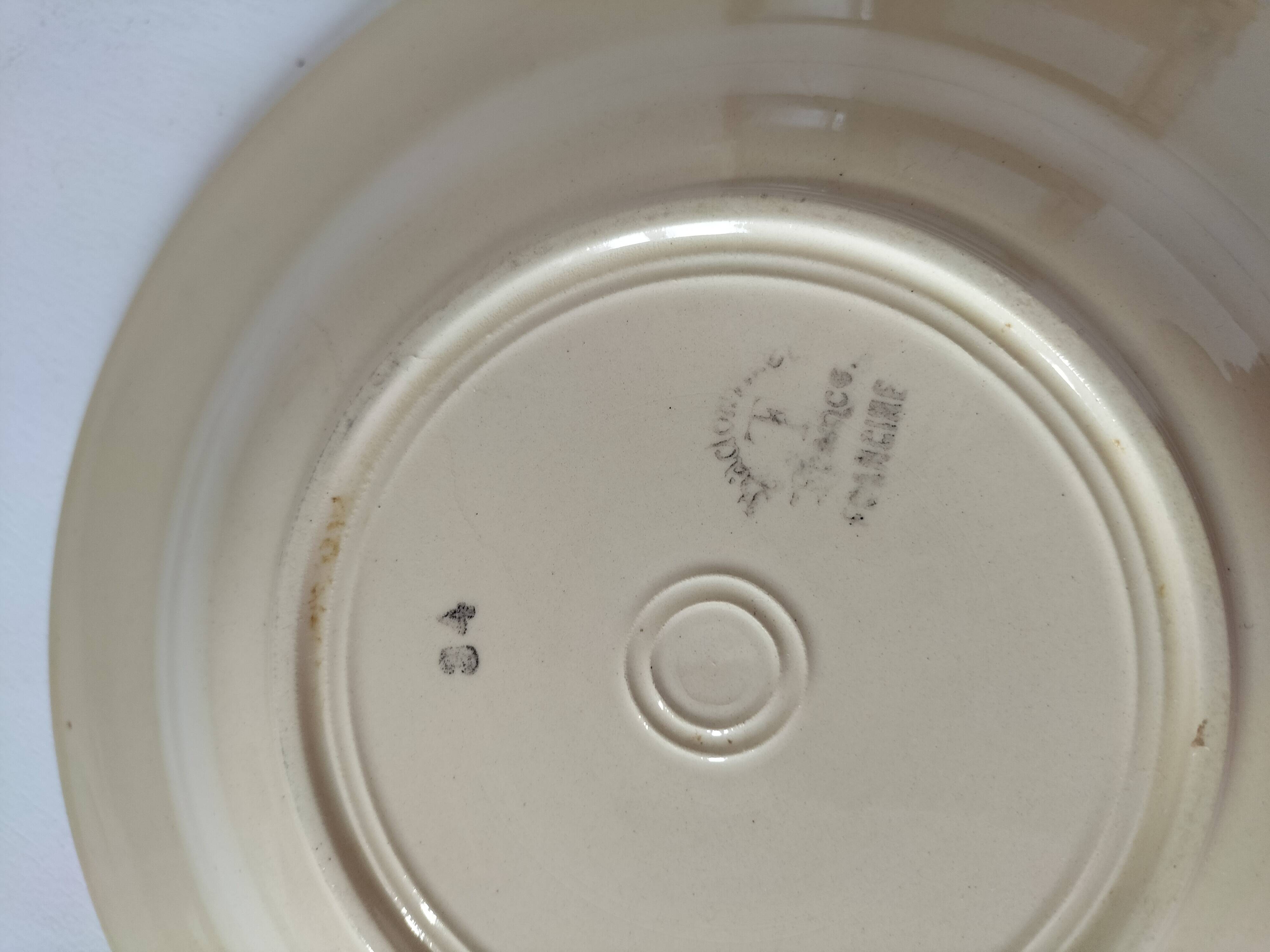 Badonviller plate, Francine model