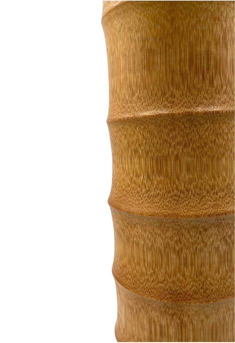 Hollywood regency bamboo vase, Italy 1970