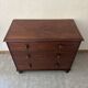 English mahogany commode